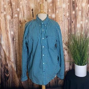 American Eagle blue/orange L